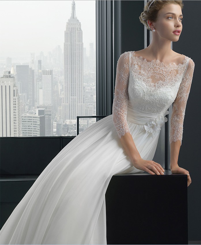 WD3040 Long Tail Wedding Dresses